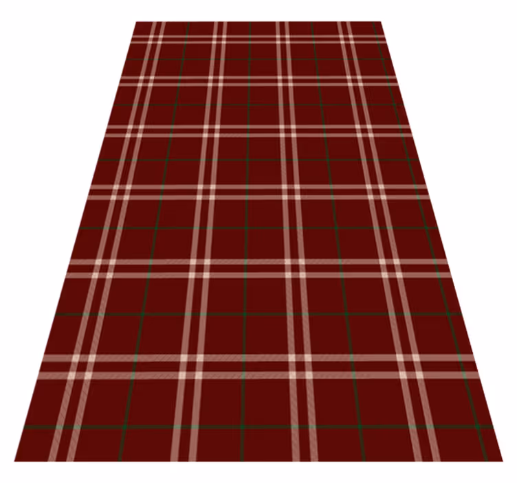 GINGHAM TILE AREA RUG mosaic floor tiles - TenStickers