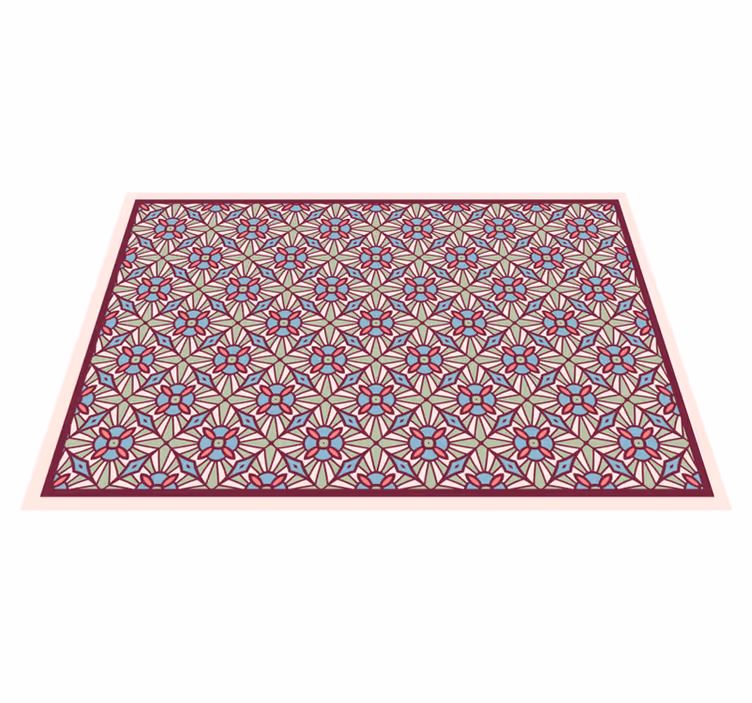 Lively composition living room vinyl carpet - TenStickers