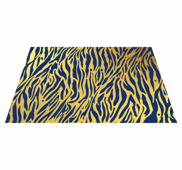 Zebra Stripe Concept animal print vinyl carpet - TenStickers