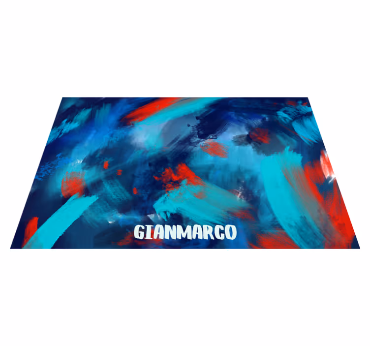 Custom vinyl carpet abstract color explosion - TenStickers
