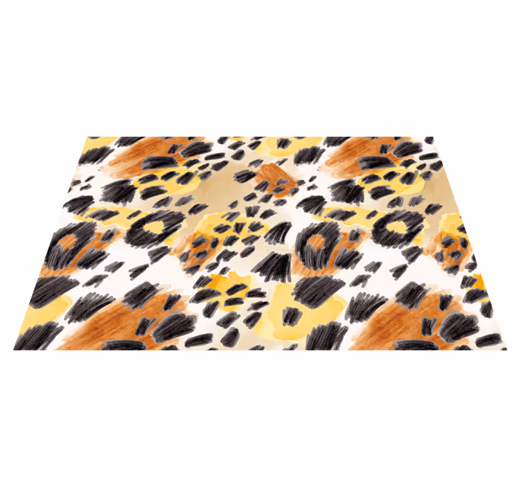 Stylish pattern animal print vinyl carpet - TenStickers