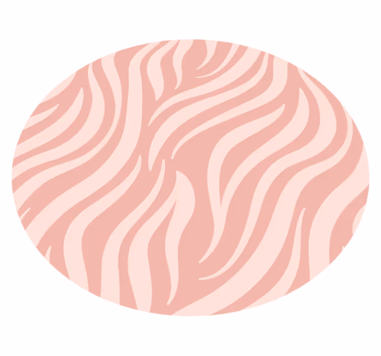Elegant Zebra Stripes animal print vinyl carpet - TenStickers
