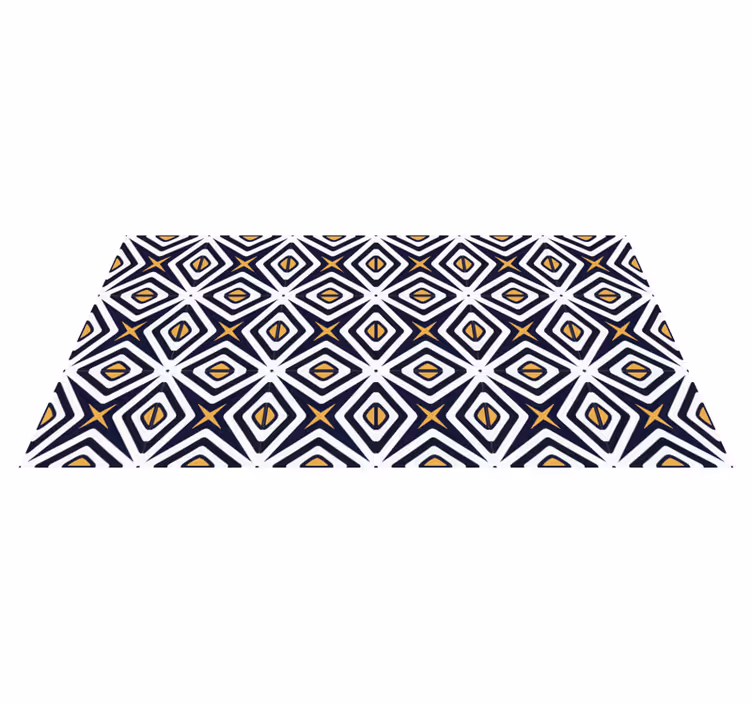 Altair tile effect vinyl rug - TenStickers