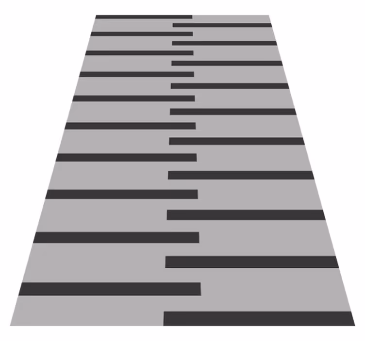 Sleek Striped Pattern modern vinyl carpet - TenStickers