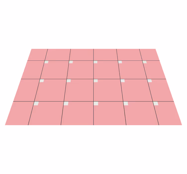 Pink squares living room vinyl carpet - TenStickers