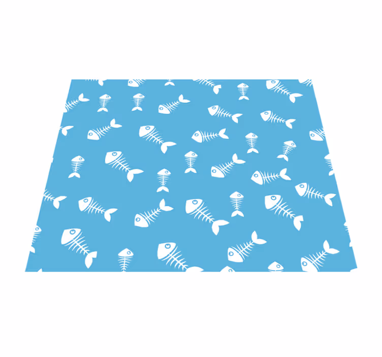 Weighing skeleton kitchen vinyl carpet - TenStickers