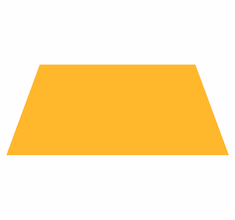 Sunny Yellow Hue bedroom vinyl carpet - TenStickers