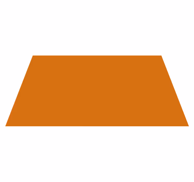 Monocolour orange surface living room vinyl carpet - TenStickers