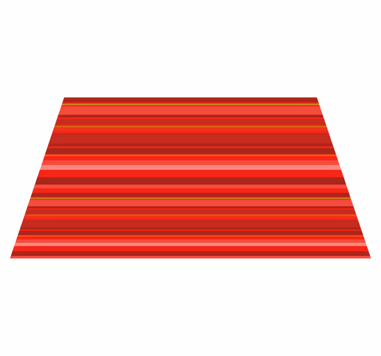 Vibrant red pattern striped vinyl carpet - TenStickers