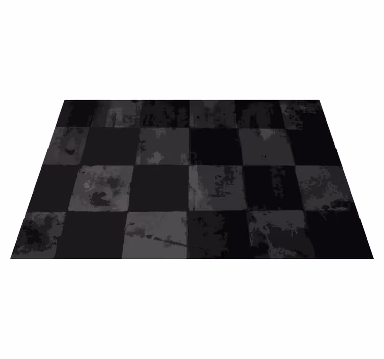 Checkered Layout tile vinyl carpet - TenStickers