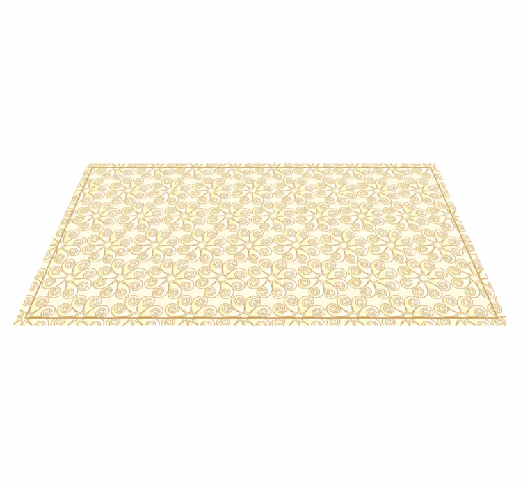 Spiraled Celestial Motif star vinyl carpet - TenStickers