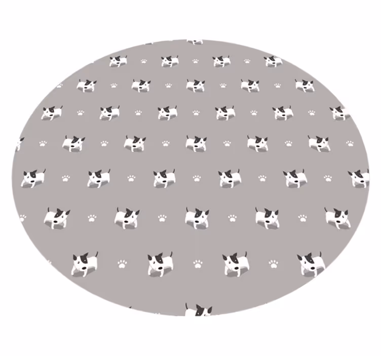 Cute puppy pattern animal vinyl carpet - TenStickers