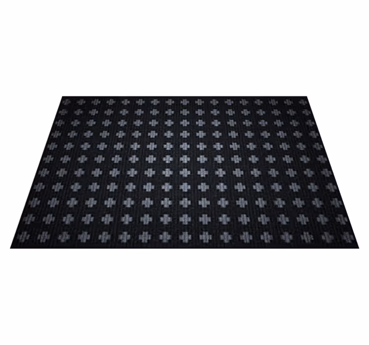 Intersecting Cross Arrangement minimalist vinyl carpet - TenStickers