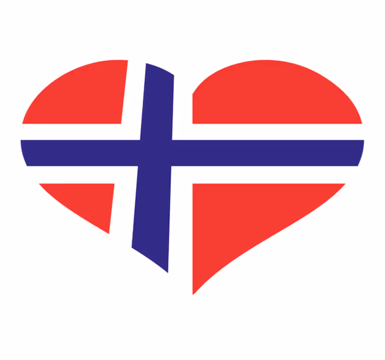 Love Norway design bedroom vinyl carpet - TenStickers