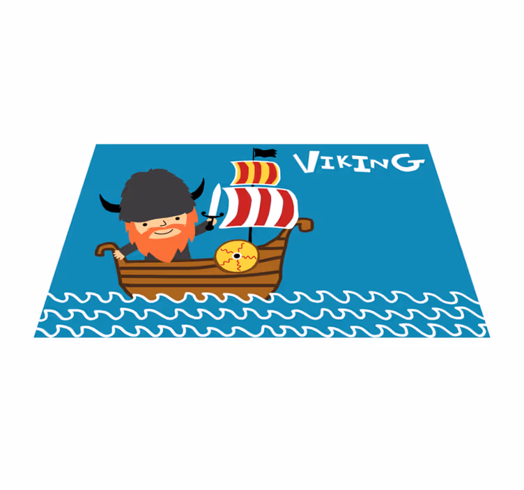 Viking adventure kids vinyl carpet - TenStickers