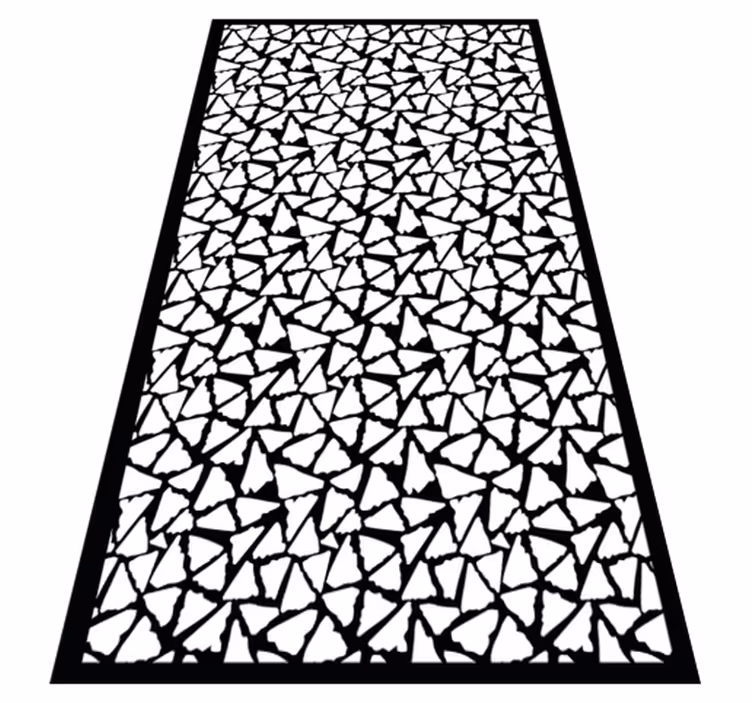 Crisp stone pattern kitchen vinyl carpet - TenStickers