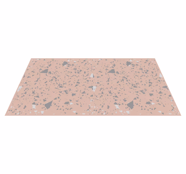 Pink Terrazzo Splatter marble vinyl carpet - TenStickers