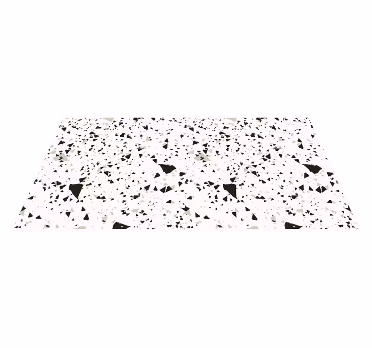 Terrazzo fragmentation marble vinyl carpet - TenStickers