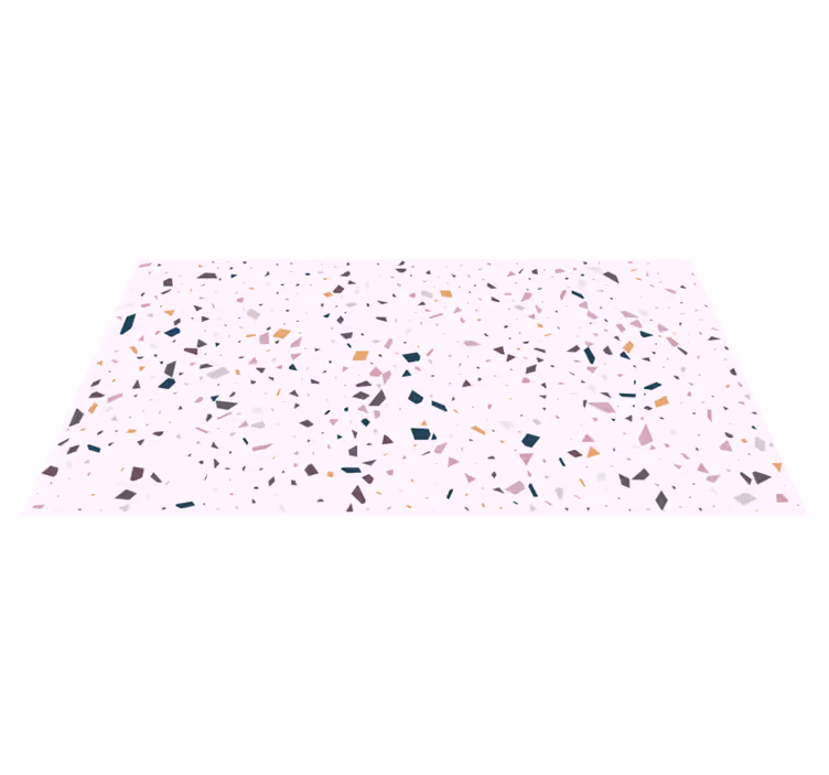 Colorful Geometric Shards marble vinyl carpet - TenStickers