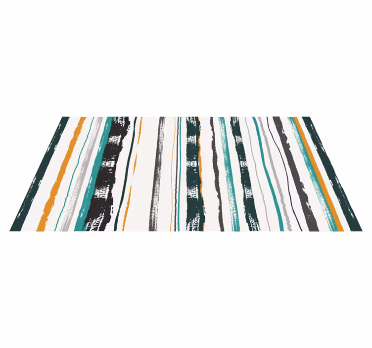 Striking Linear Motif striped vinyl carpet - TenStickers