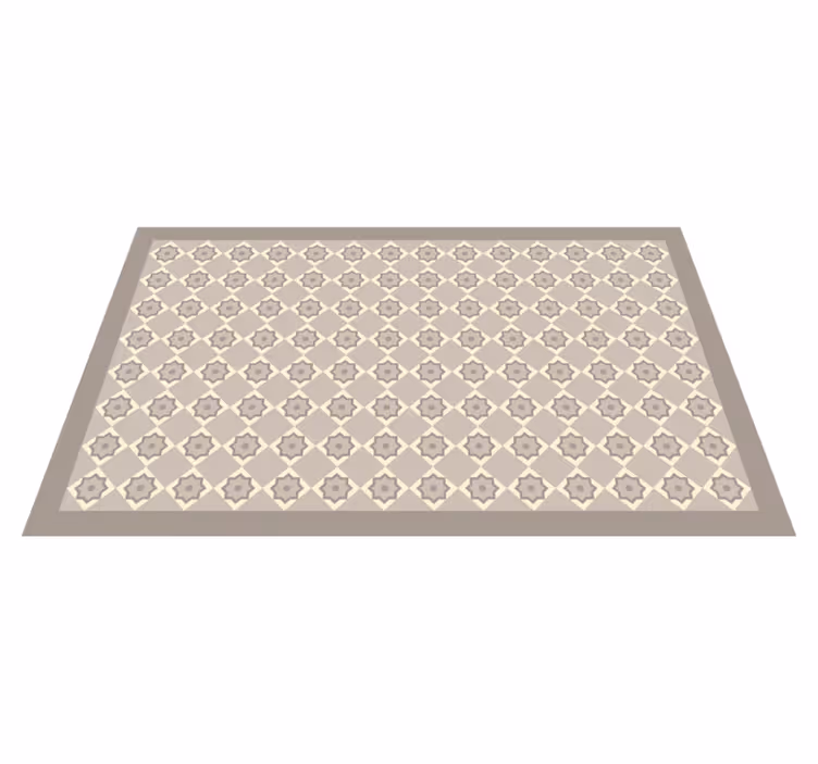 Elegant Star Pattern marble vinyl carpet - TenStickers