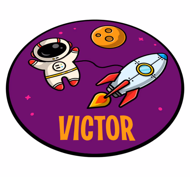 Expedition with name kids vinyl carpet - TenStickers