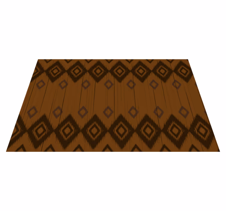 Cultural Geometric Element ethnic vinyl carpet - TenStickers