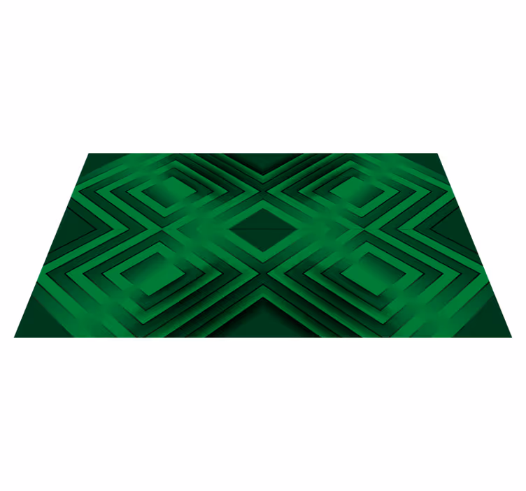 Rhombuses pattern geometric vinyl carpet - TenStickers