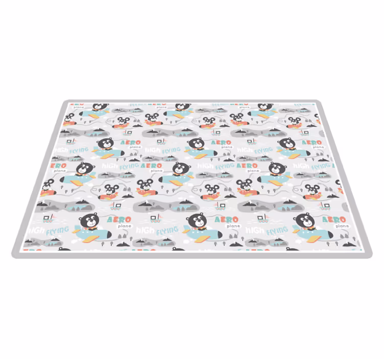 Aero Flying Bears kids vinyl carpet - TenStickers