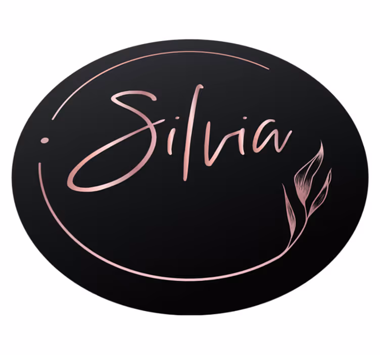 Elegant custom name teen vinyl carpet - TenStickers