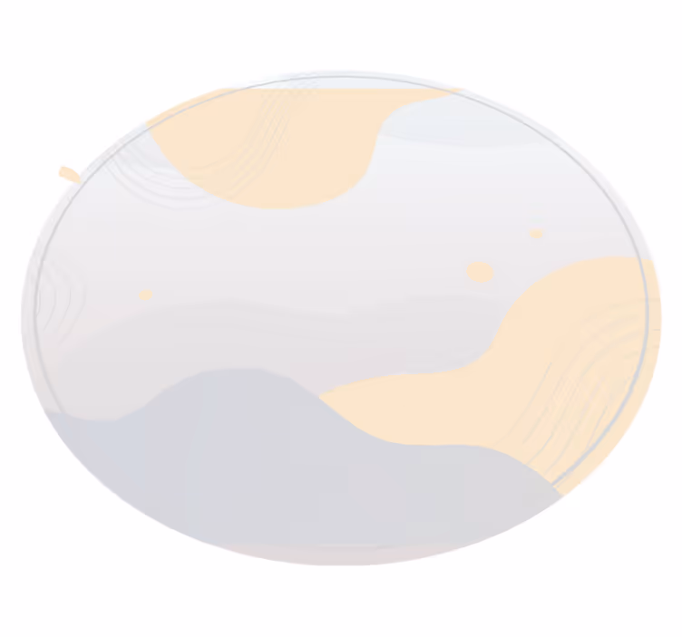 Gentle Wave Motifs minimalist vinyl carpet - TenStickers