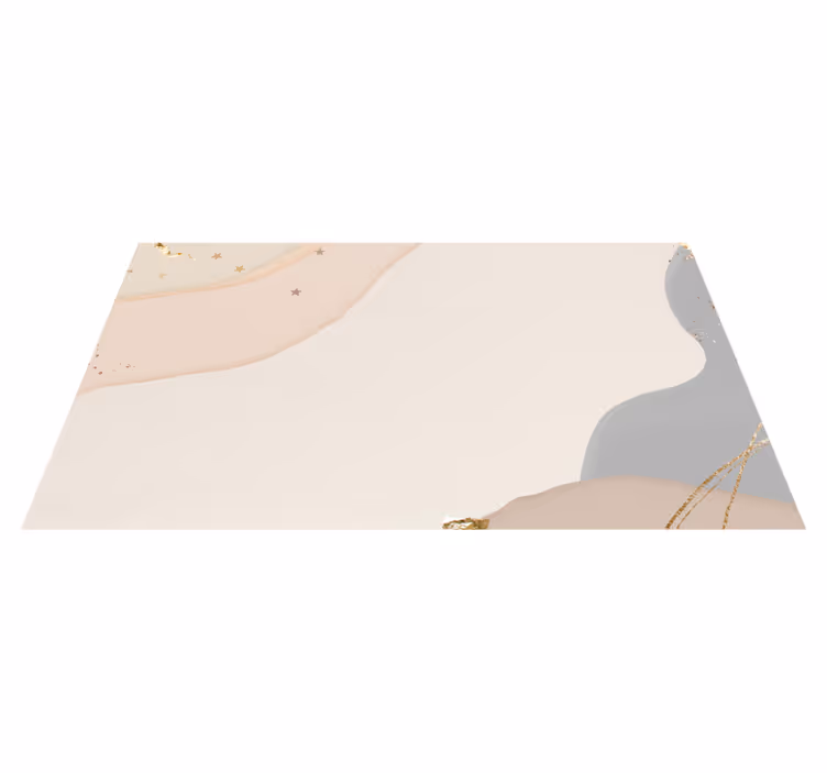 Abstract Soft Waves minimalist vinyl carpet - TenStickers