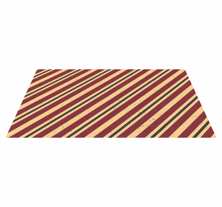 Diagonal abstract pattern striped vinyl carpet - TenStickers