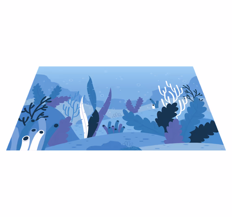 Subaquatic Landscape nature vinyl carpet - TenStickers