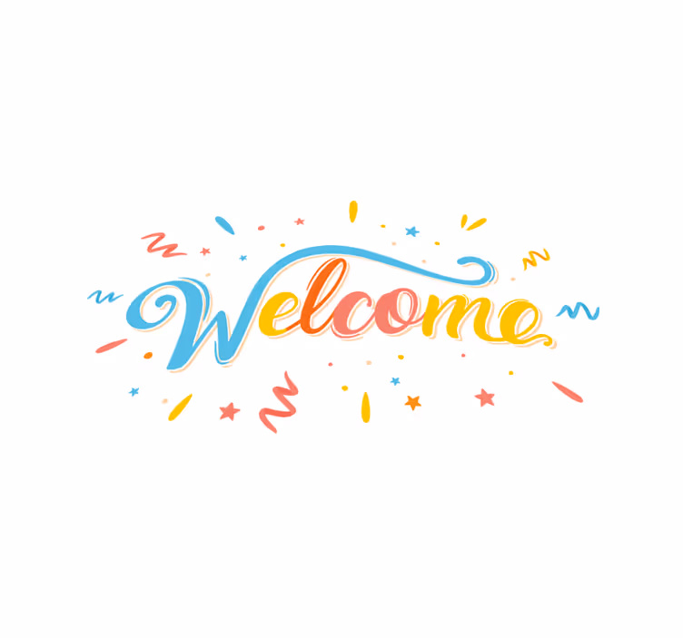 Welcome home joy entrance hall vinyl carpet - TenStickers