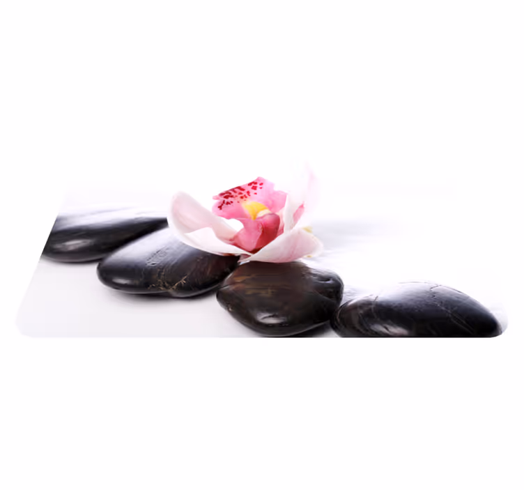 Elegant Floral Serenity nature vinyl carpet - TenStickers