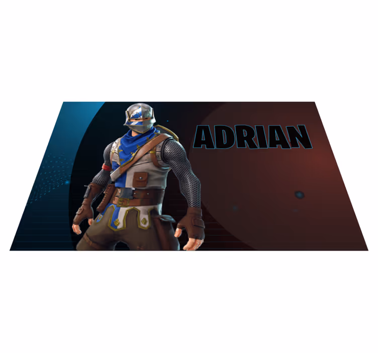 Heroic gaming character teen vinyl carpet - TenStickers