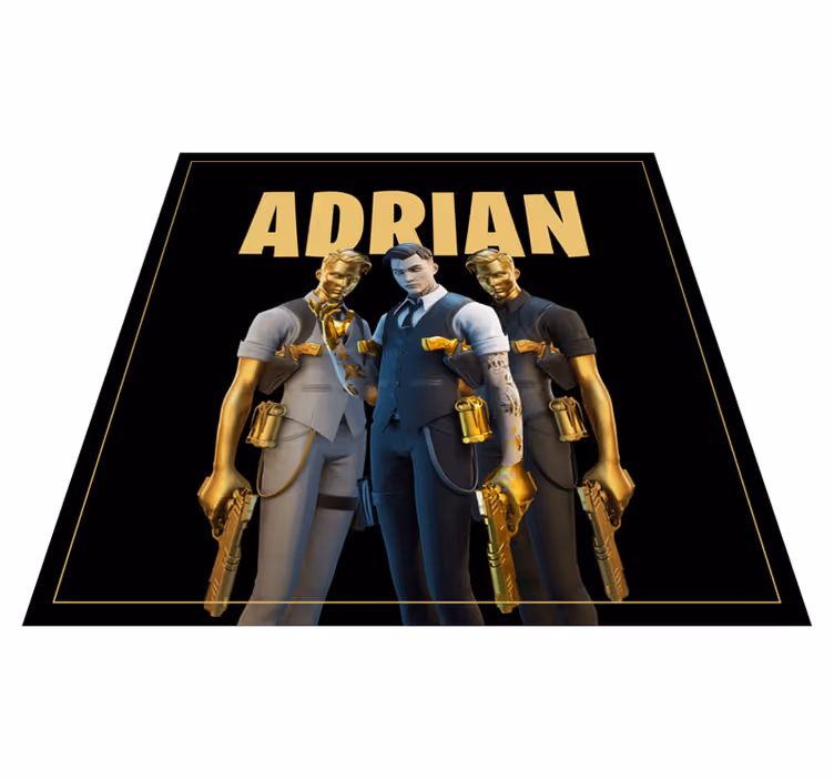 Custom trio characters teen vinyl carpet - TenStickers