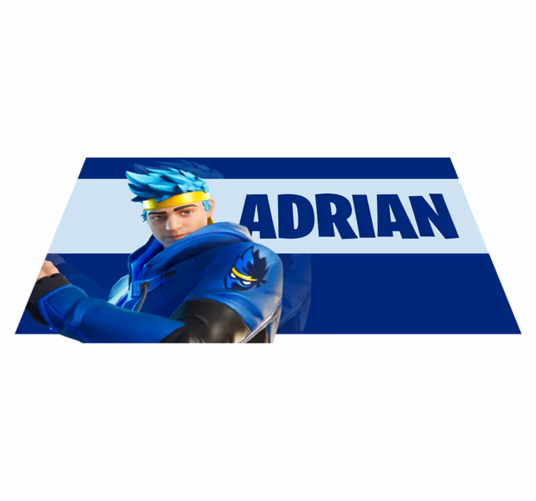 GAMING CHARACTER PERSONALIZATION custom vinyl carpet - TenStickers