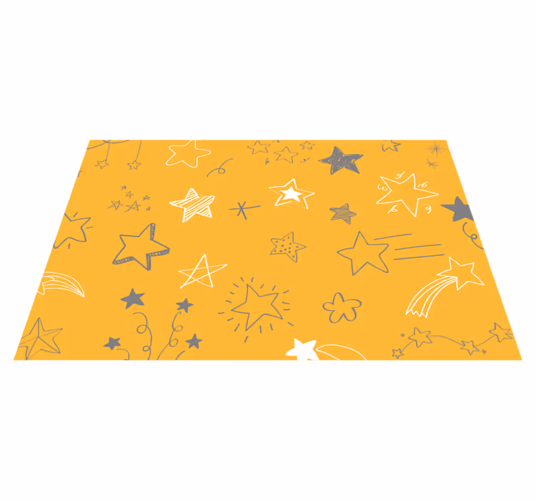 Starry Night Patterns star vinyl carpet - TenStickers