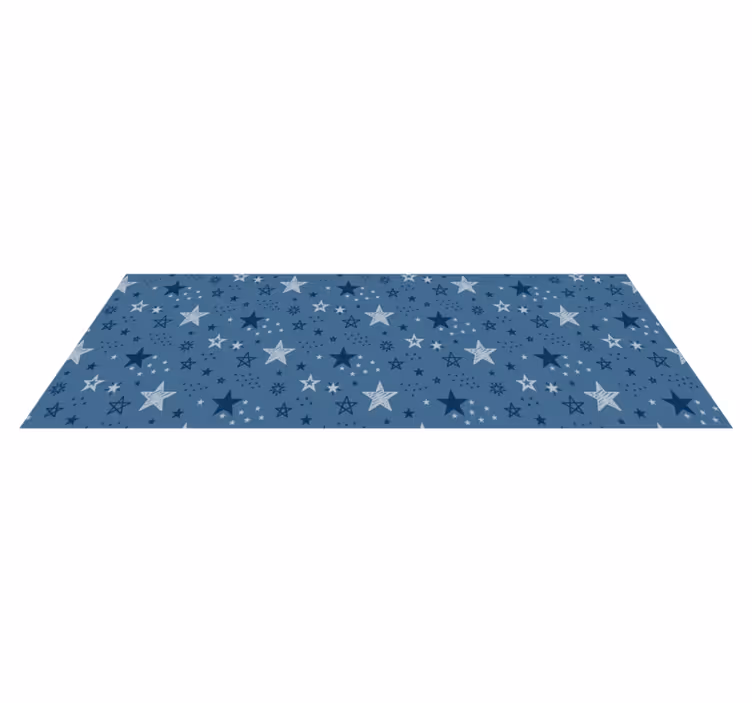 Starry Night Sky star vinyl carpet - TenStickers