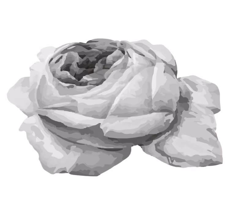 Rose Blossom floral vinyl carpet - TenStickers