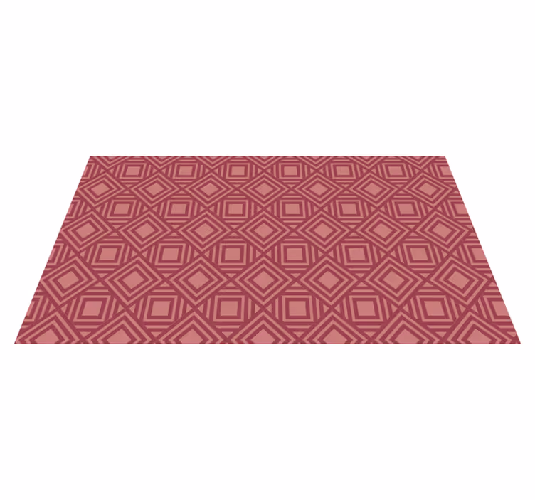 Diamond patterns geometric vinyl carpet - TenStickers