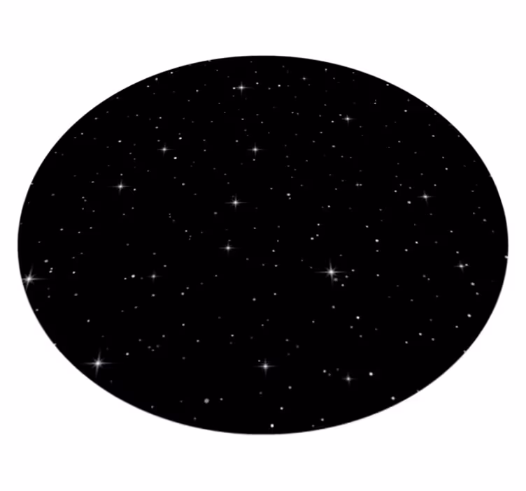 Starry Night Vision star vinyl carpet - TenStickers