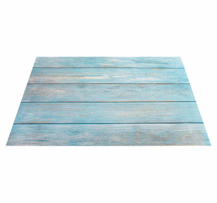 DISTRESSED AQUA PANELS bathroom vinyl carpet - TenStickers