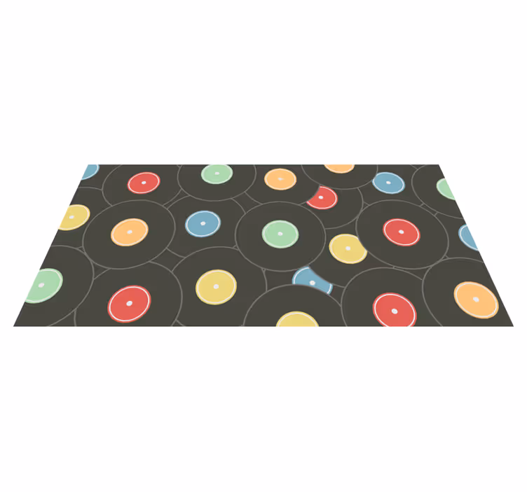 Teen vinyl carpet in bright colors - TenStickers