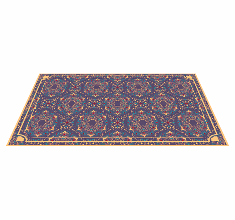 Mandala vinyl carpet with intricate mandala designs - TenStickers
