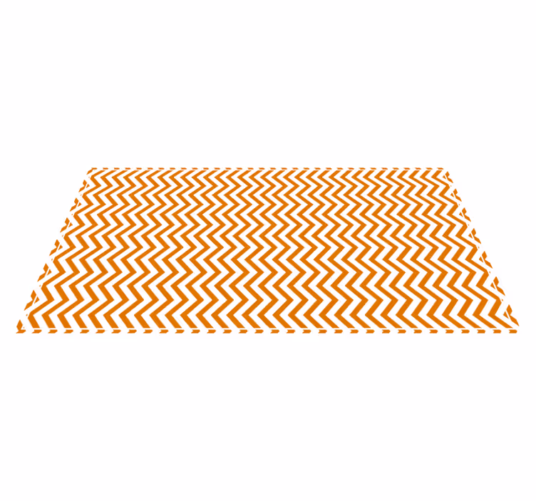 Chevron Motif Charm geometric vinyl carpet - TenStickers