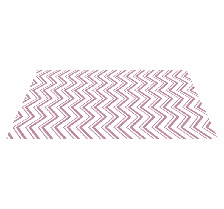 Chevron Zigzag Concept geometric vinyl carpet - TenStickers