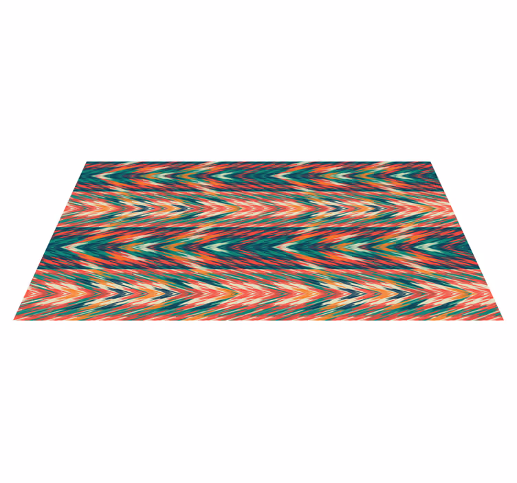 Dynamic colour waves striped vinyl carpet - TenStickers